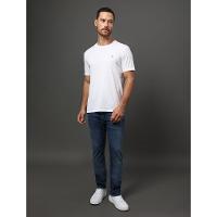 Camiseta Masculina Patch Calvin Klein Jeans - Branco - 3