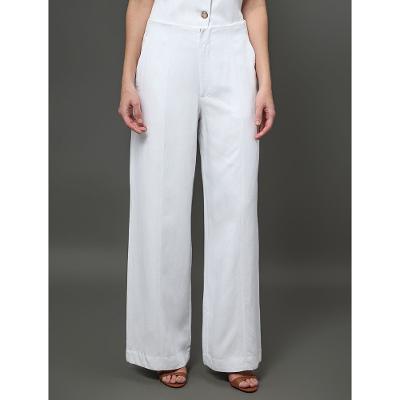 Calça Feminina Friso Contrastante Calvin Klein Jeans - Preto