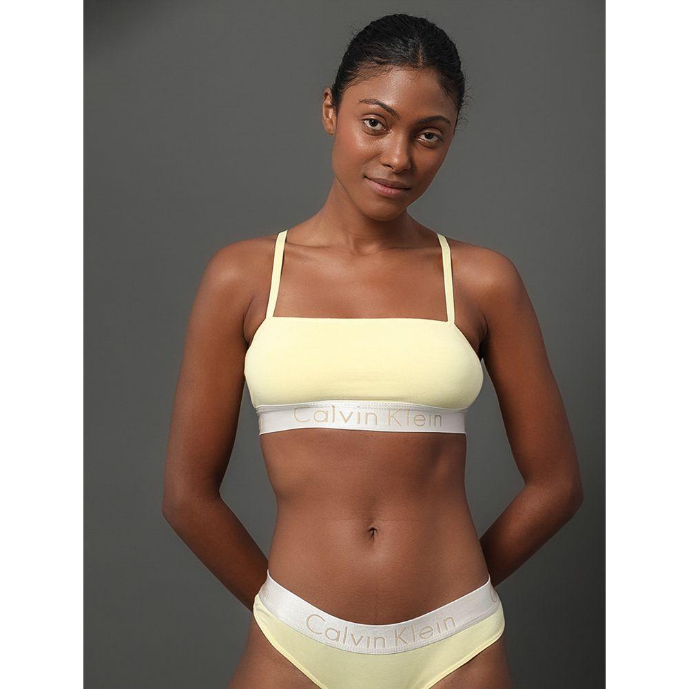 Top Feminino Cotton Reveillon Calvin Klein Underwear - Amarelo Ouro - 2