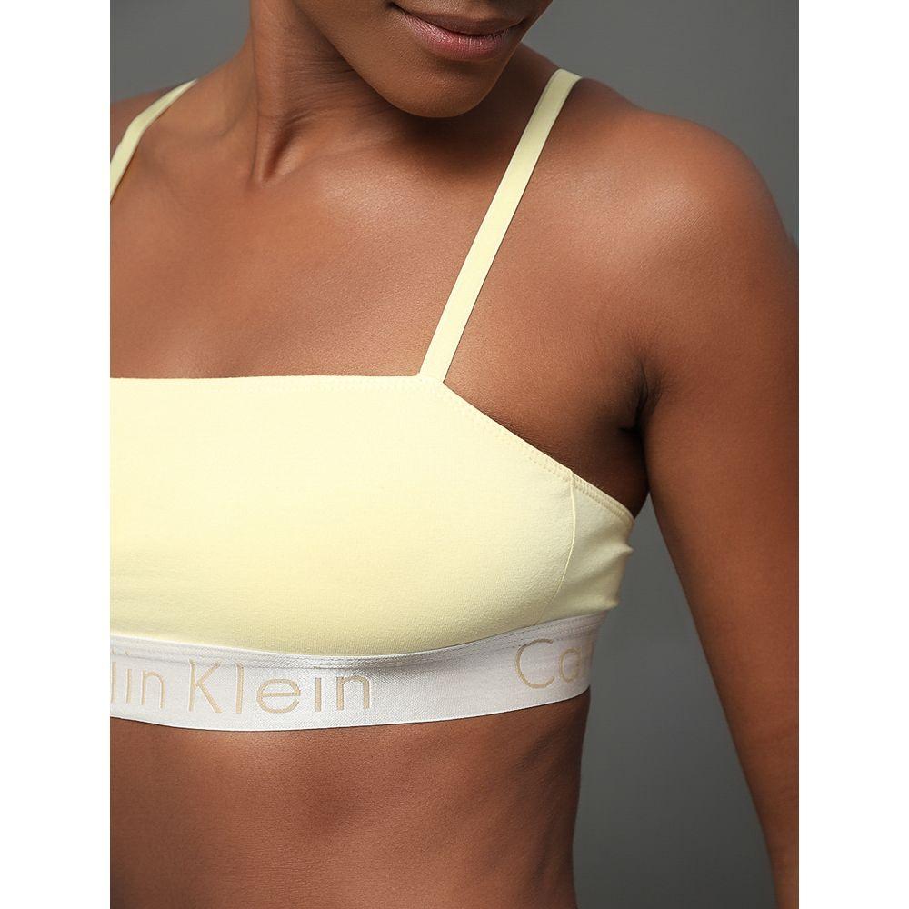 Top Feminino Cotton Reveillon Calvin Klein Underwear - Amarelo Ouro - 3