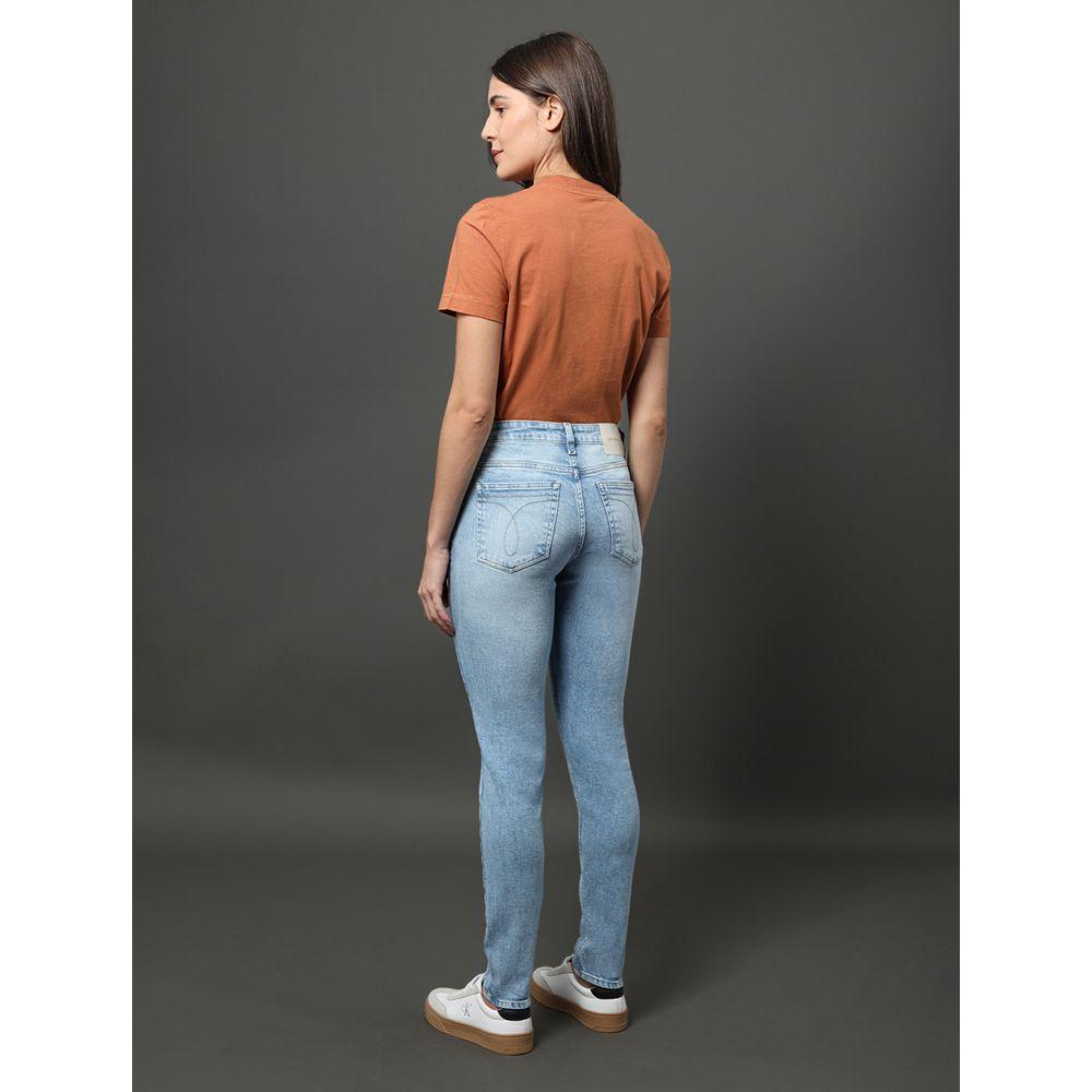 Calça Jeans Feminina Skinny 5 Pockets Calvin Klein Jeans - Azul Claro - 2