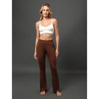 Calça Feminina Wide Moletinho Calvin Klein Underwear - Marrom - 3