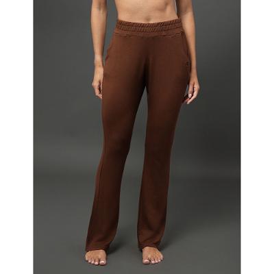 Calça Feminina Wide Moletinho Calvin Klein Underwear - Marrom