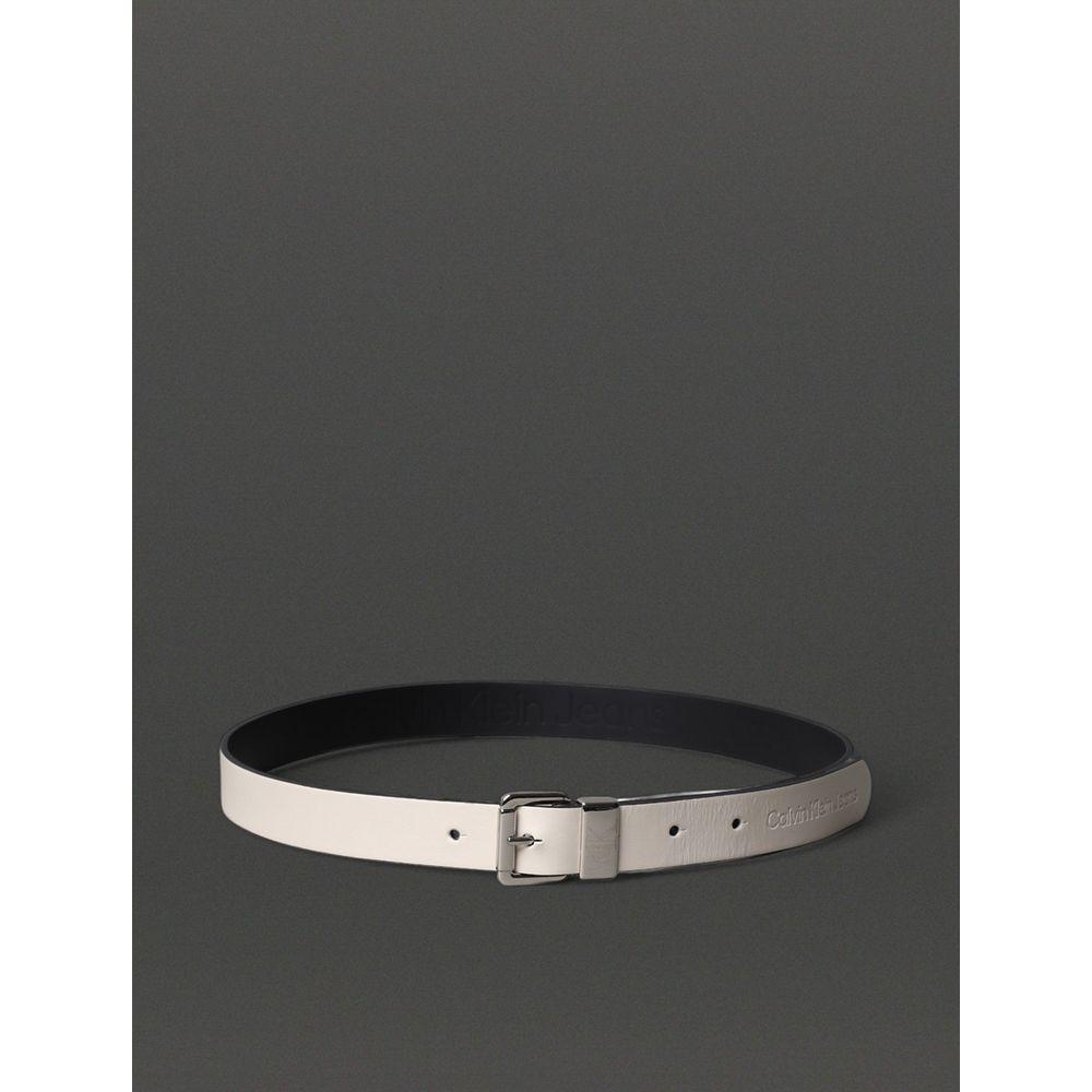 Cinto Feminino Passante Metal Calvin Klein Jeans - Off White - 3