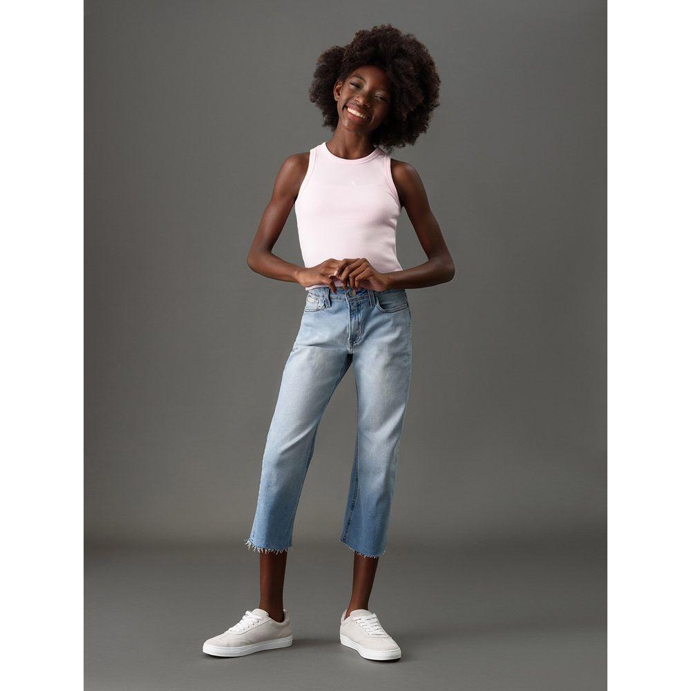 Regata Menina Ribana Regular Calvin Klein Jeans - Rosa Claro - 3