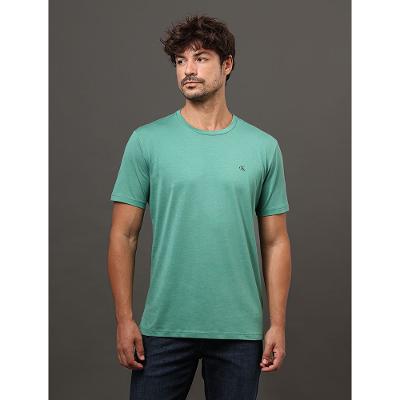 Camiseta Masculina Pima Calvin Klein Jeansm - Verde