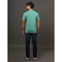 Camiseta Masculina Pima Calvin Klein Jeansm - Verde - 2