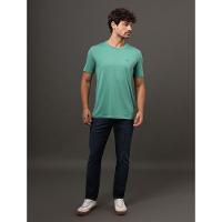 Camiseta Masculina Pima Calvin Klein Jeansm - Verde - 3