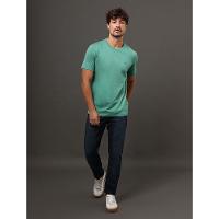 Camiseta Masculina Pima Calvin Klein Jeansm - Verde - 5