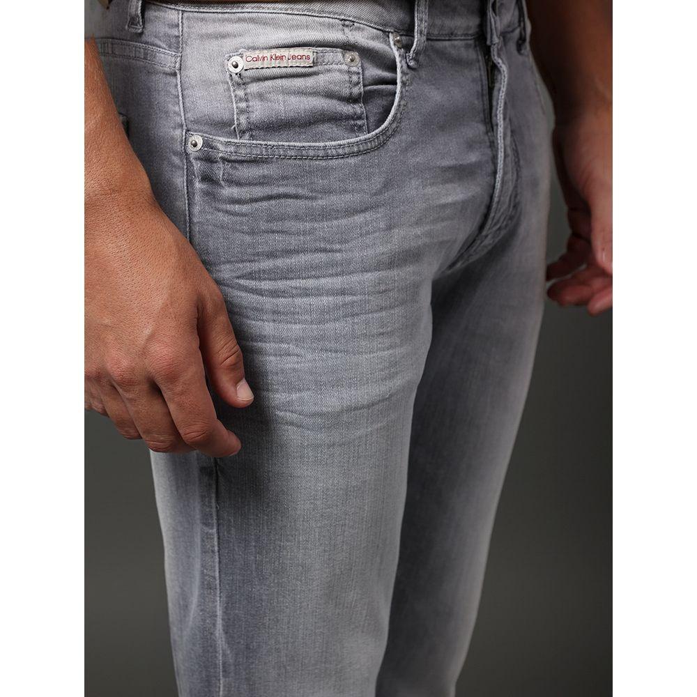 Calça Jeans Masculina Skinny 5 Pockets 3d Calvin Klein Jeans - Cinza Claro - 4