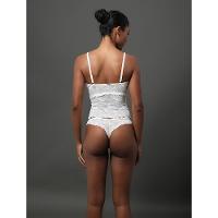 Calcinha Fio Dental Bridal Lace Calvin Klein Underwear - Off White - 2