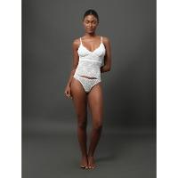 Calcinha Fio Dental Bridal Lace Calvin Klein Underwear - Off White - 5