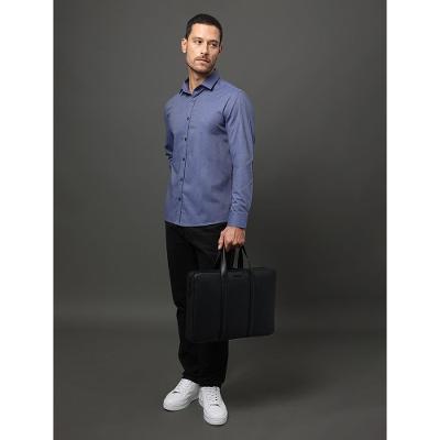 Camisa Masculina Slim Fil a Fil Calvin Klein - Marinho