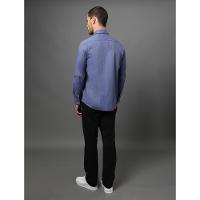 Camisa Masculina Slim Fil a Fil Calvin Klein - Marinho - 2