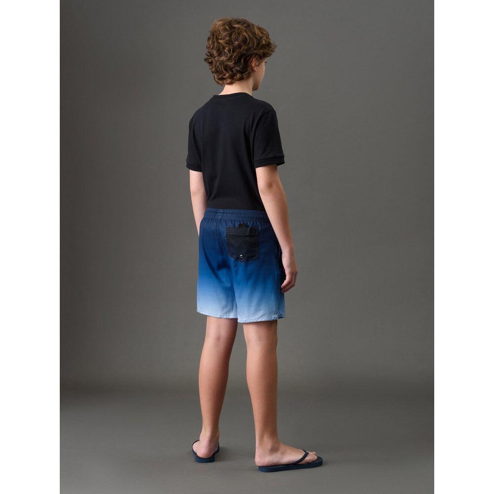 Shorts Menino Elástico Degradê Calvin Klein Swimwear - Marinho - 2
