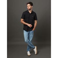 Camisa Mc Ckj Basica Logo No Peito - Preto - 1