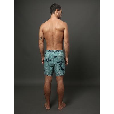 Shorts D'Água Masculino Dupla Face Hibiscus Calvin Klein Swimwear - Verde