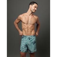 Shorts D'Água Masculino Dupla Face Hibiscus Calvin Klein Swimwear - Verde - 5