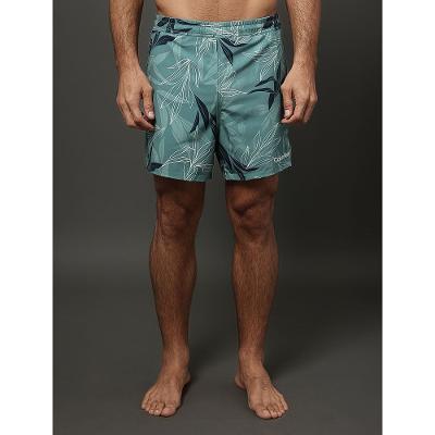 Shorts D'Água Masculino Dupla Face Hibiscus Calvin Klein Swimwear - Verde