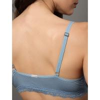 Sutiã Triângulo Modal Lace Calvin Klein Underwear - Azul Claro