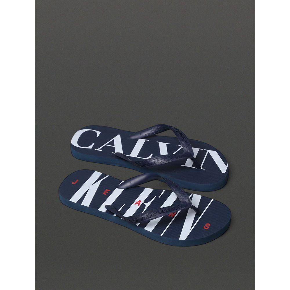 Chinelo Masculino Serif Font Calvin Klein Jeans - Marinho - 2