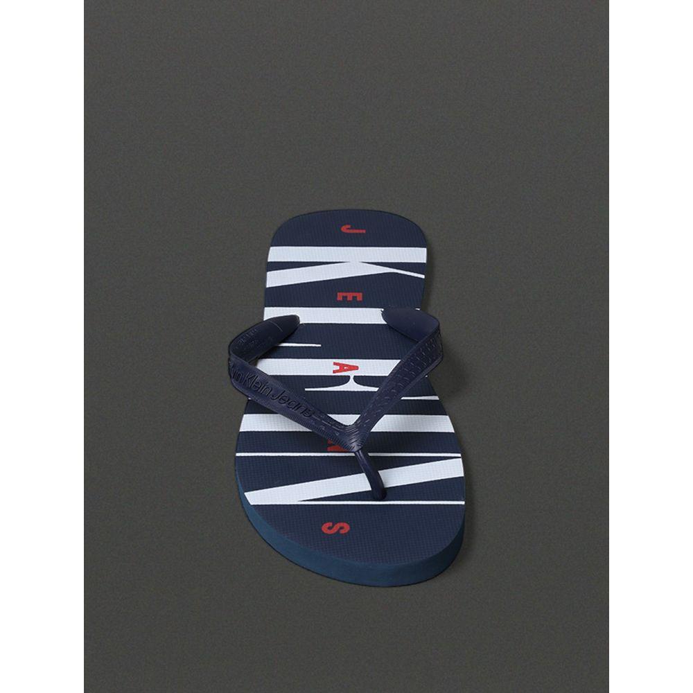 Chinelo Masculino Serif Font Calvin Klein Jeans - Marinho - 4