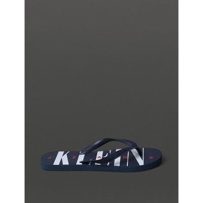 Chinelo Masculino Serif Font Calvin Klein Jeans - Marinho