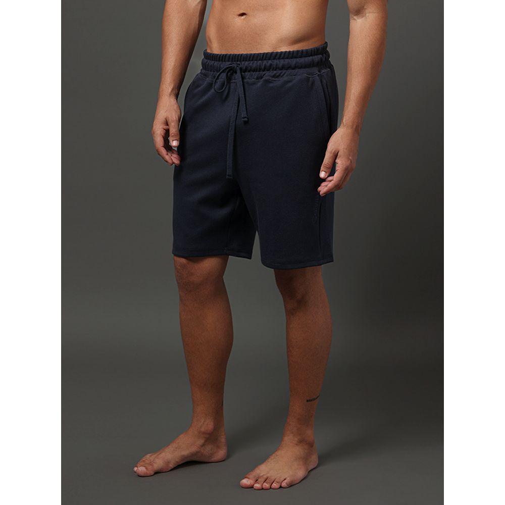Bermuda Masculina Bolsos Suedine Calvin Klein Underwear - Marinho - 1