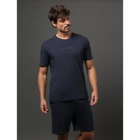 Bermuda Masculina Bolsos Suedine Calvin Klein Underwear - Marinho - 5