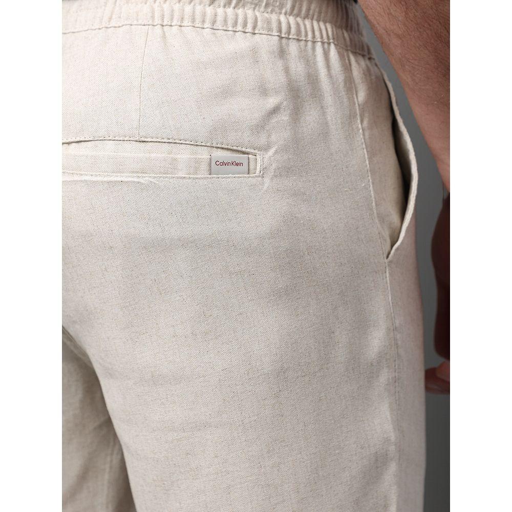 Bermuda Masculina Elástico Calvin Klein - Off White - 4