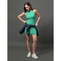 Vestido Feminino Ribana Calvin Klein Jeans - Verde Médio - 5