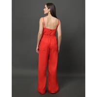 Calça Feminina Super Wide Leg Calvin Klein Jeans - Vermelho - 2