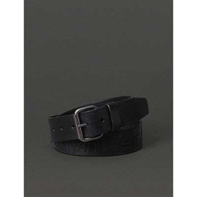 Cinto Masculino Embossed Calvin Klein Jeans - Preto