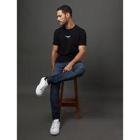 Camiseta Masculina Logo Calvin Klein Jeans - Preto - 5