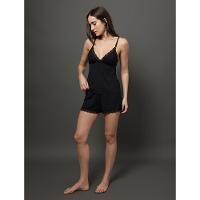 Pijama Feminino Short Doll Modal Lace Calvin Klein Underwear - Preto - 2