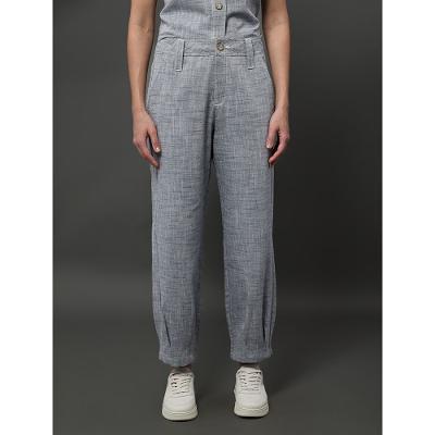 Calça Feminina Barrel Com Martingale Calvin Klein Jeans - Marinho