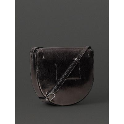 Bolsa Feminina Metálica Logo Central Calvin Klein Jeans - Grafite