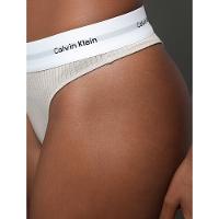 Calcinha Tanga Modal Ribana Modern Calvin Klein Underwear - Areia