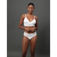 Sutiã Triângulo Bridal Lace Calvin Klein Underwear - Off White - 1