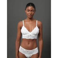 Sutiã Triângulo Bridal Lace Calvin Klein Underwear - Off White - 2