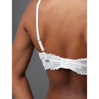 Sutiã Triângulo Bridal Lace Calvin Klein Underwear - Off White - 3