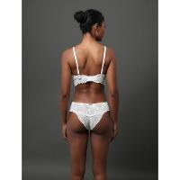 Sutiã Triângulo Bridal Lace Calvin Klein Underwear - Off White