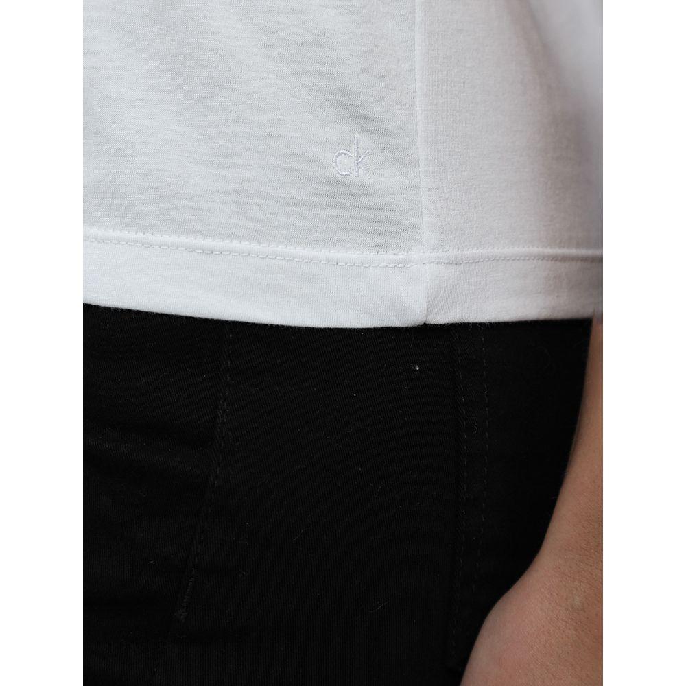 Regata Feminina Algodão Egípcio Calvin Klein - Branco - 4