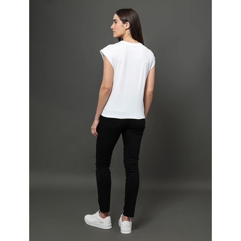 Regata Feminina Algodão Egípcio Calvin Klein - Branco - 2