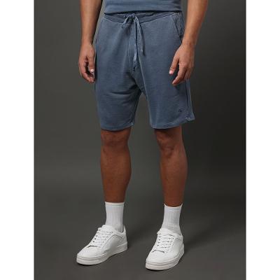 Bermuda Masculina Moletom Monograma Calvin Klein Jeans - Marinho