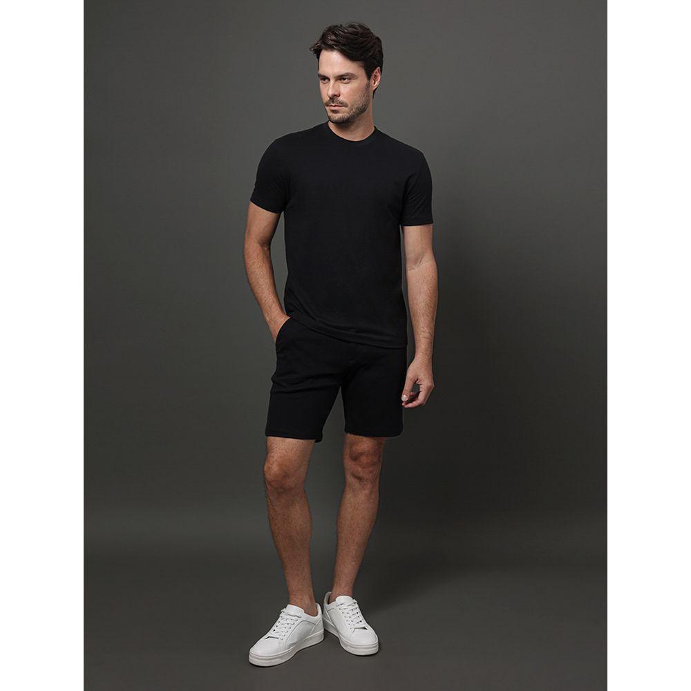 Bermuda Masculina Comfort Moletom Calvin Klein - Preto - 3