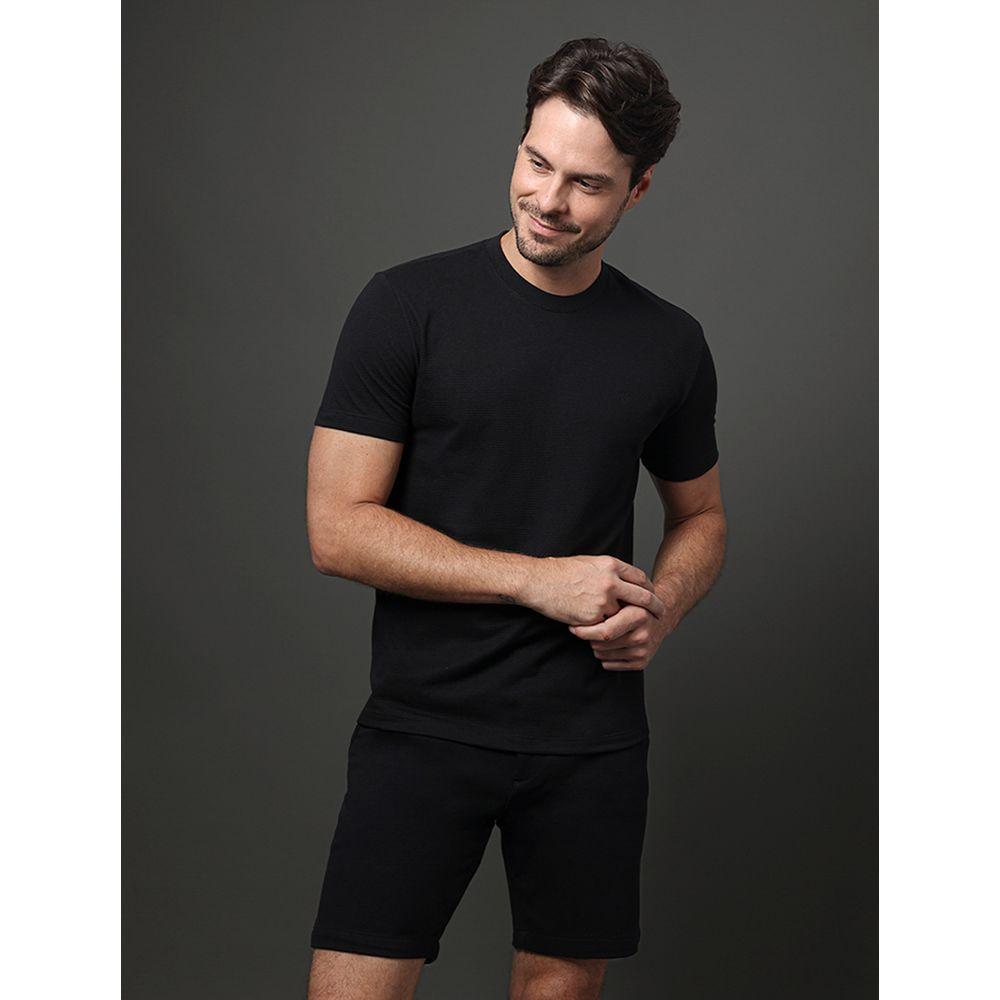 Bermuda Masculina Comfort Moletom Calvin Klein - Preto - 5