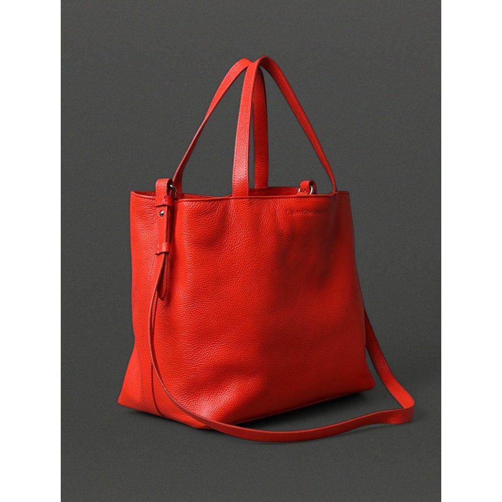 Bolsa Média Feminina Tote Bag Calvin Klein Jeans - Vermelho - 2