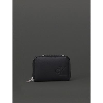 Carteira Feminina Pequena Queima Calvin Klein Jeans - Preto