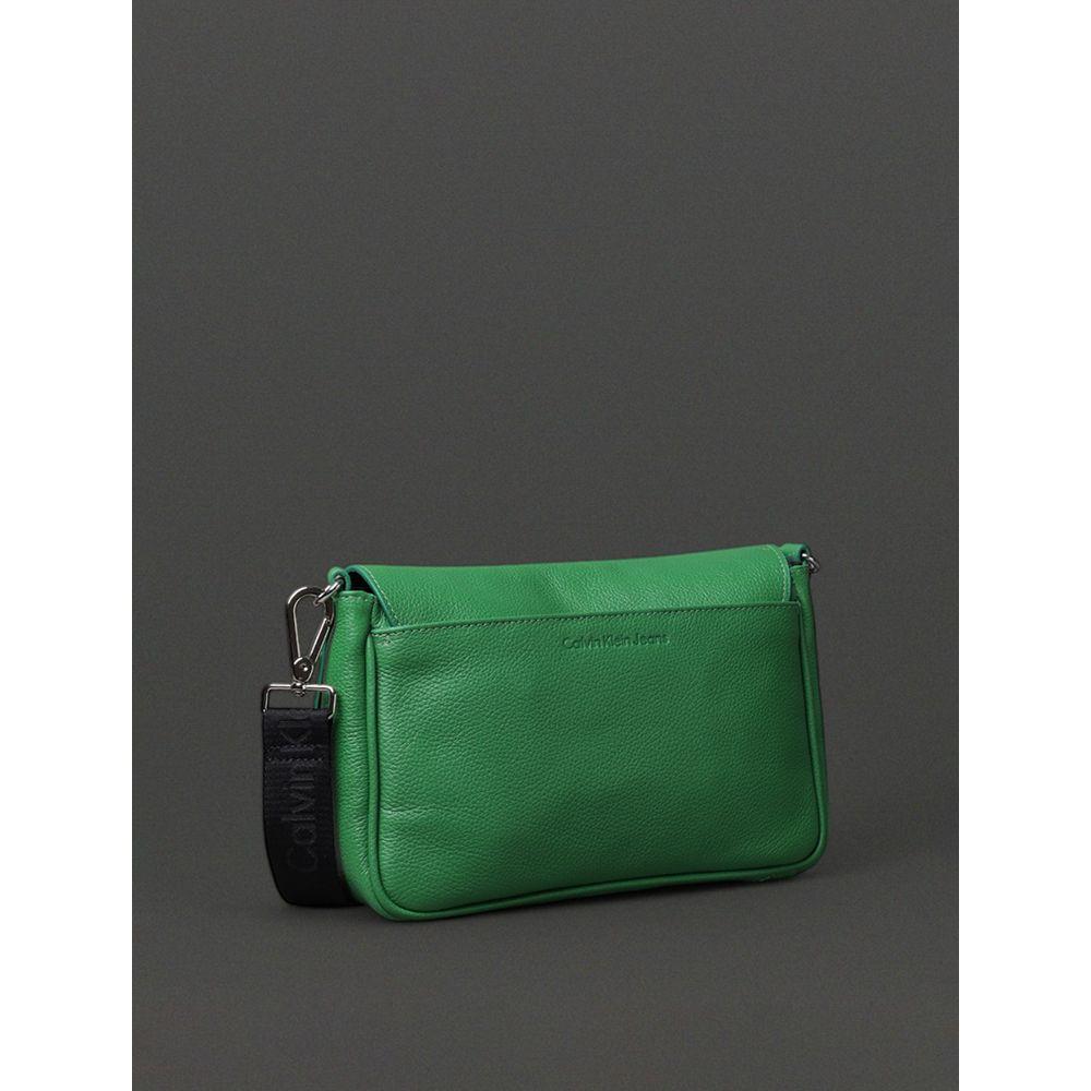 Bolsa Média Feminina Chaveiro Calvin Klein Jeans - Verde Médio - 2